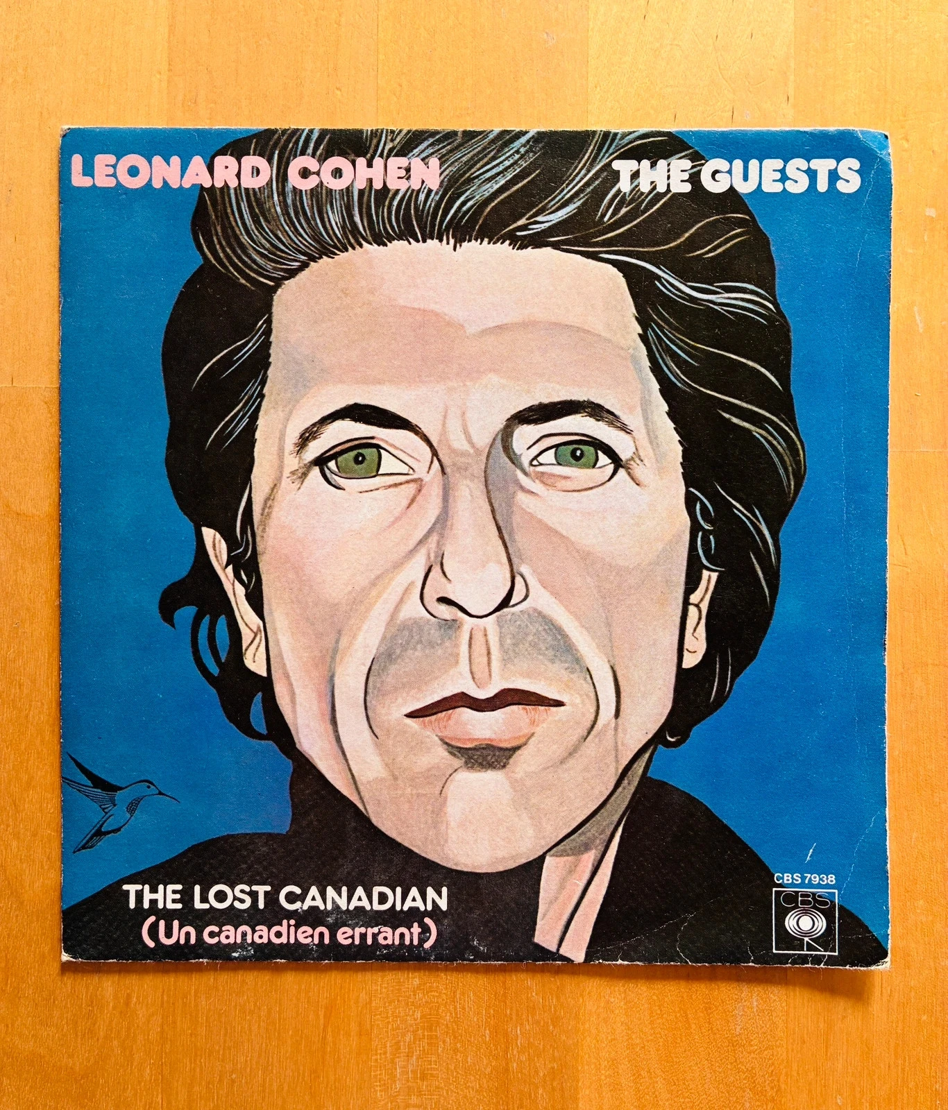 Disque vinyle 45T Leonard Cohen The Guests.